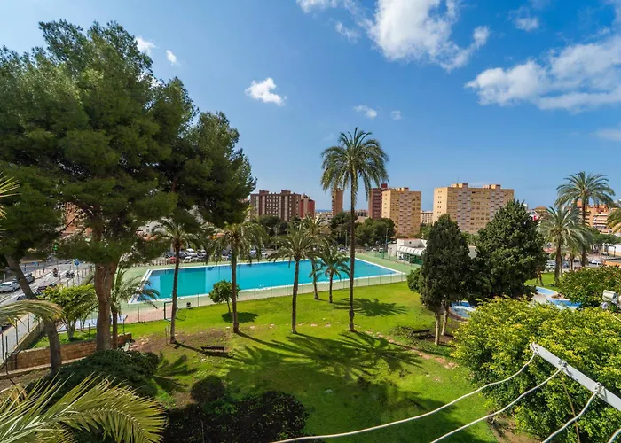 Piscina Terraza A Minutos De La Playa Benidorm
